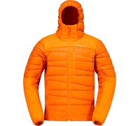 Norrona - Ropa de senderismo - Falketind Down750 Zip Hood M Gold Flame - Talla M - Naranja Naranja M