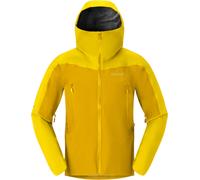 Norrona - Ropa de senderismo - Falketind Gore-Tex Jacket M Golden Palm - Talla L - Amarillo Amarillo L