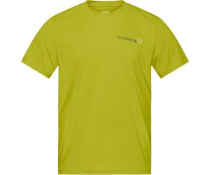Norrona - Ropa de senderismo - Femund Tech T-Shirt M Golden Lime - Talla S - Verde Verde S
