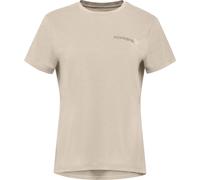 Norrona - Ropa de senderismo mujer - Femund Tech T-Shirt W'S Oatmeal para Mujer - Talla L - Beige Beige L