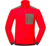 Norrona - Ropa de senderismo - Trollveggen Warm3 Jacket M Flame Scarlet - Talla S - Rojo Rojo S
