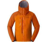 Norrona - Ropa para esquí de travesía - Lyngen Gore-Tex Jacket M Exuberance - Talla S - Naranja Naranja S