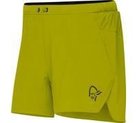 Norrona - Ropa para trail running - Senja Flex1 5" Shorts M Golden Lime - Talla L - Amarillo Amarillo L