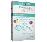 Norsa n Omega-3 Kids Gomitas, Limón y St RAW baya - 45 Piezas