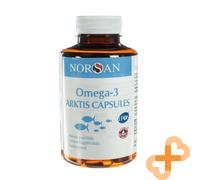 Norsan OMEGA-3 Ártico 120 Cápsulas Cerebro Y Nervioso Sistema Salud Inmune Apoyo