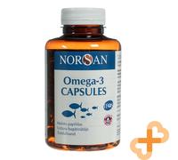 NORSAN OMEGA-3 Cápsulas 120 Salud Del Corazón Soporte Suplemento Alimenticio