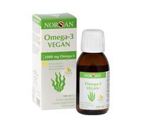 Norsan OMEGA-3 Vegano 100ML Puro Algas Marinas Aceite Limón Sabor Corazón Salud
