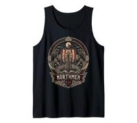 Norse Viking Mythology Warrior Runes Valhalla Odin Raven Camiseta sin Mangas
