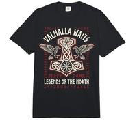 Norse Viking Mythology Warrior Runes Valhalla Odin Raven Comfort Colors Adult Heavyweight T-Shirt