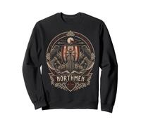 Norse Viking Mythology Warrior Runes Valhalla Odin Raven Sudadera