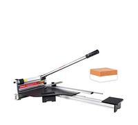 Norske Tools NMAP006 - Cortador de revestimiento y suelo laminado de 13 pulgadas con abrazadera y mesa de extensión deslizante, incluye piedra de afilar adicional