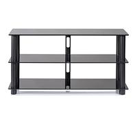 NorStone Epur 3 - Mueble para TV (acabado satinado), color negro