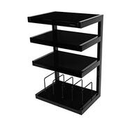 Norstone Soporte de Alta fidelidad con Soporte de Disco, Color Negro