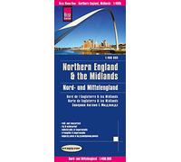 Norte de Inglaterra & las Midlands 1:400.000 impermeable: reiß- und wasserfest (world mapping project) (England North & Midlands 1:400.000)