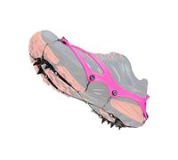 Nortec Crampones Trail 2.1 para Winter Trail Races Carrera de Invierno sobre Hielo y Nieve, Micro Crampones Zapatillas Minimal con Funda (Rose, M)