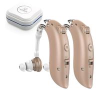 NORTECH INNOVATION® Amplificador Auditivo con Modos Ajustables al Entorno, Amplificadores Auditivos de Larga Duración, Amplificador Auriculares Inalámbricos, Amplificador de som (Pareja)