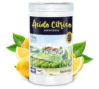 Nortembio Ácido Cítrico 1,15 kg - Ácido Cítrico Anhidro Concentrado 100 % Puro Certificado - Limpieza Doméstica Multiusos - eBook Incluido