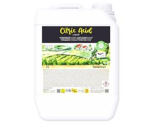 Nortembio Ácido Cítrico 5 L Líquido Concentrado 100 % Puro Certificado, Insumo para Producción Ecológica, Limpieza Doméstica Multiusos +eBook Usos y Consejos Incluido