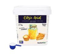 NORTEMBIO Ácido Cítrico Alimentario 100% Puro 2.7Kg | Apto para vegetarianos, veganos y celíacos | E-Book Incluido