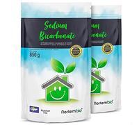 Nortembio Bicarbonato de Sodio Ecológico 2x850 g. Origen 100% Natural. Bicarbonato Sódico Sin Aluminio. Quitamanchas, Desodorizador y Blanqueante. Bicarbonato para Limpieza con e-Book Incluido.
