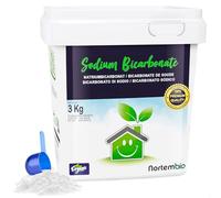 Nortembio Bicarbonato Sódico 3 kg Bicarbonato de Sodio Limpieza Sin Aluminio 100% Natural Hogar, Cocina, Baño, Quitamanchas. Incluye eBook con Consejos