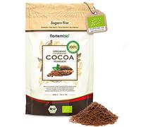 Nortembio Cacao Desgrasado Ecológico en Polvo 400 g. Producto 100% Natural. Calidad Gourmet. Cacao de Ghana Sin Gluten ni Azúcares, Vegano y Sin Lactosa. Envase Hermético con Cierre Zip.