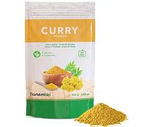 Nortembio Curry en Polvo 100 g Curry Picante 100% Natural, Especia Molida para Carne, Verduras, Arroz y Cocina India, Vegano y Sin Gluten + eBook Recetas GRATIS