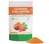Nortembio Pimienta Cayena en Polvo 100 g - Cayena Molida 100% Natural, Picante Intenso, Sin Aditivos, Vegana, Sin Gluten, Ideal para Carnes, Salsas, Guisos y Cocina Saludable. Ebook recetas gratuito