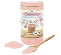 Nortembio Sal Rosa del Himalaya 1,45 kg Extra Fina (0,5-1 mm) Origen Pakistán Sal Mineral Natural sin Refinar para Uso Culinario. Gratis eBook con Recetas!