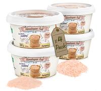 Nortembio Sal Rosa del Himalaya 2x200 g Fina + 2x200g Extrafina. Sal Gourmet 100% Natural. Rica en Minerales. Cocina Sana. Sin Refinar. Sin Conservantes. Extraída a Mano. De Punjab Pakistán.
