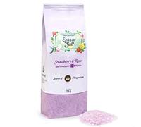 NORTEMBIO Sales de Epsom 100% Fragancia Fresa y Rosas 700g | Fuente concentrada de magnesio | Hidratada con Vitamina C y E | E-Book Incluido