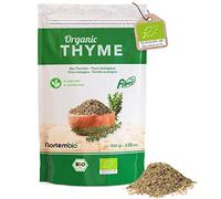Nortembio Tomillo Seco Ecológico 100 g Tomillo Frotado 100% Natural, Hierba Aromática - Ideal para Carnes, Guisos, Sopas, Infusiones y Cocina Mediterránea + eBook Recetas GRATIS