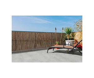 Nortene Cañizo Sintético Fency Wick Marrón Natural Polipropileno 1X3 M | El Cañizo Fency Wick En Color Marrón Ofrece Un Acabado Contemporáneo Ideal Para Terrazas, Tratamiento Anti-Uv Incluido