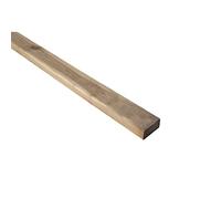 Nortene - Liston De Madera para Montaje De Pérgola | Liston Cuadrado Marrones para Vallas (4.5x9x400 Cm)