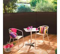 Malla DE OCULTACIÓN RECYNET Plus 170 GR MARRÓN NORTENE 1.5X50 M