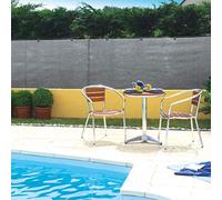 Nortene | Malla de ocultación Recynet Plus 1x5 M Antracita | Protección UV | Privacidad para jardín, terraza o Valla | Resistente y fácil de Instalar