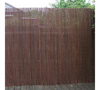 Nortene | Mimbre Natural Vimet Mimbre 2x5 M | Cerramiento Decorativo para Jardín | Reforzado con Alambre Galvanizado | Separador Exterior Resistente