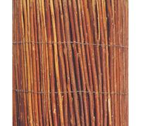 Nortene | Mimbre Natural Vimet Mimbre 1x5 M | Cerramiento Decorativo para Jardín | Reforzado con Alambre Galvanizado | Separador Exterior Resistente