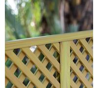 Nortene Pack Horizontal 2 Celosías + 5 perfil U + 1 perfil H Pvc Marfil 0.8X1.15 M