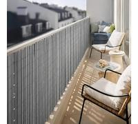 Nortene Pack instalación cañizo PVC Surfcane 6 metros forja claro 1X3 M 1X3 M