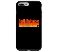 North Baltimore, Ohio, estilo retro de los años 80 Carcasa para iPhone 7 Plus/8 Plus