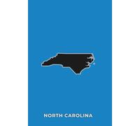 NORTH CAROLINA BLUE AND BLACK - Premium Lined Journal | 6" x 9" | Soft Cover | 120+ Pages - Bold State Colors, Perfect for Game Day & Everyday Notes: ... Football Season, or Thoughtful Gifts