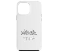 North Carolina Home Black Skyline Travel Art Souvenir Carcasa para iPhone 13 Pro Max