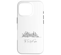 North Carolina Home Black Skyline Travel Art Souvenir Carcasa para iPhone 16 Pro