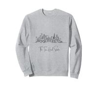 North Carolina Home Black Skyline Travel Art Souvenir Sudadera