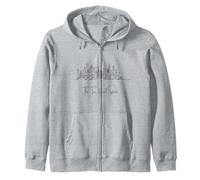North Carolina Home Black Skyline Travel Art Souvenir Sudadera con Capucha