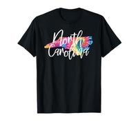 North Carolina Tie Dye Camiseta