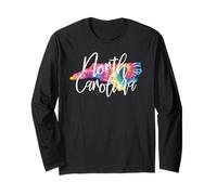 North Carolina Tie Dye Manga Larga