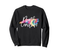 North Carolina Tie Dye Sudadera