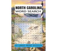 NORTH CAROLINA WORD SEARCH PUZZLE BOOK: A Tar Heel State Word Search Featuring Blue Ridge Mountains and Outer Banks Puzzles (9x6, 110 Pages) Perfect ... North Carolina Natives & Seniors & Travelers